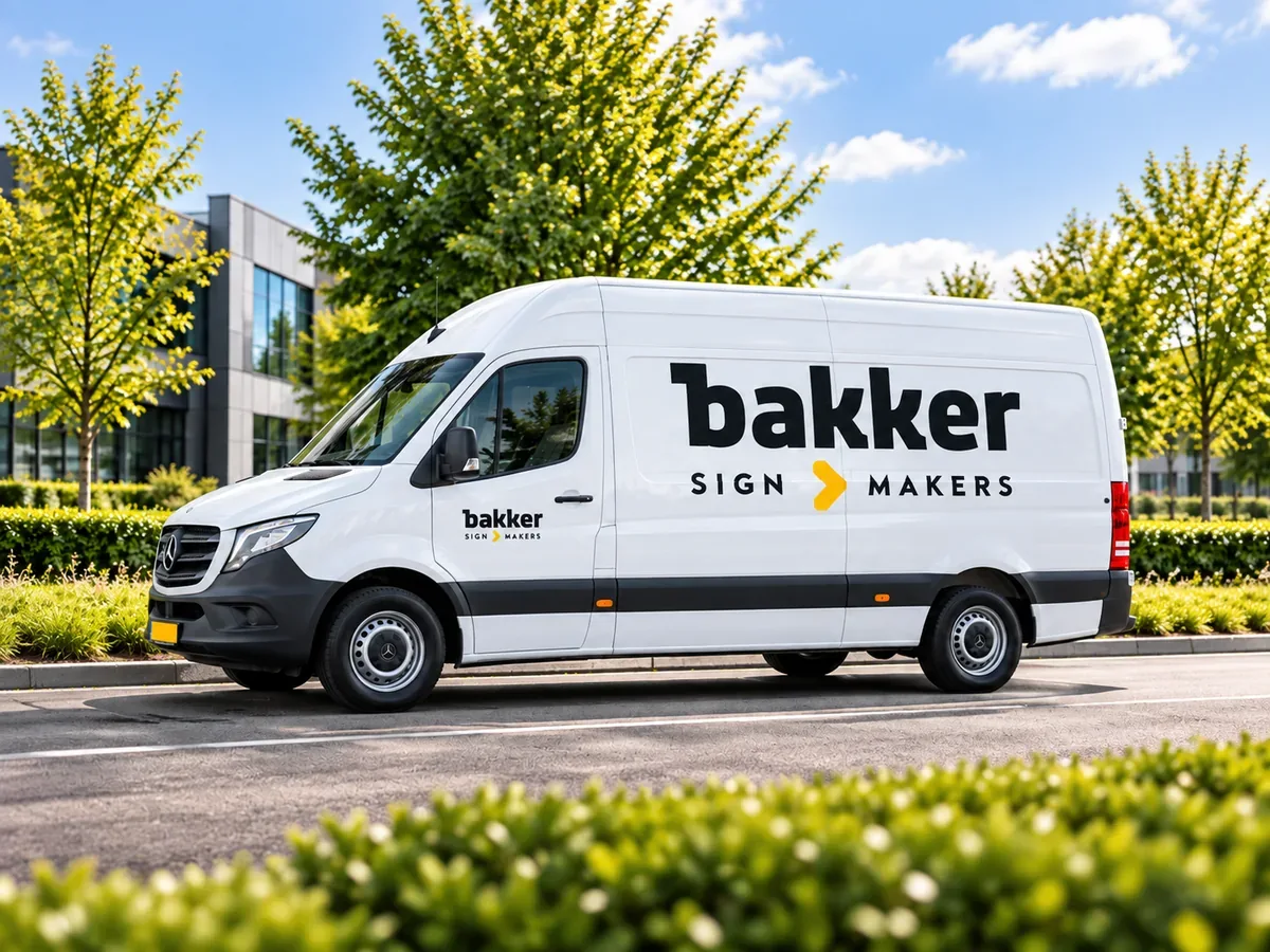 Autobelettering door BAKKER