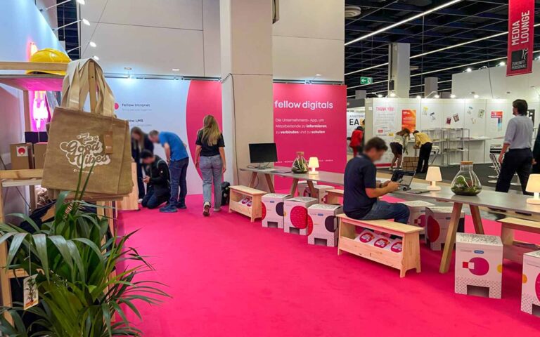 Eventsigning en beursstand